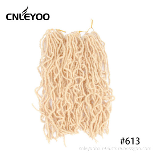 Hot selling wholesale high temperature resistant multicolor faux locks crochet ladies wig